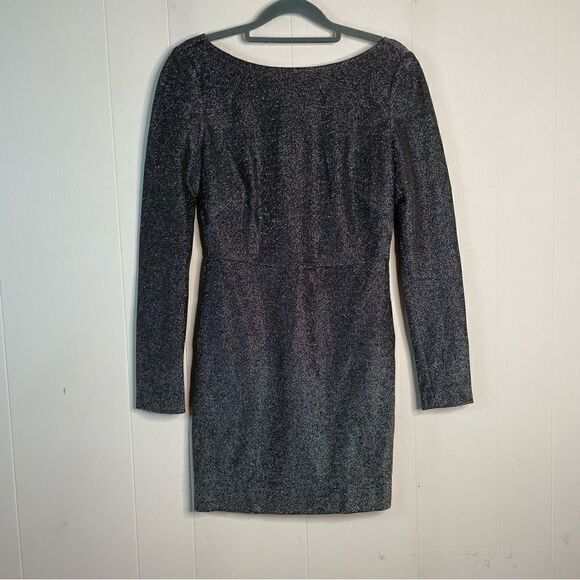 NWT - Diane Von Furstenberg Fitted Metallic Mini Dress - Picture 2 of 6